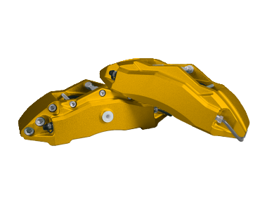 Anodized Colored Front Brake Calipers